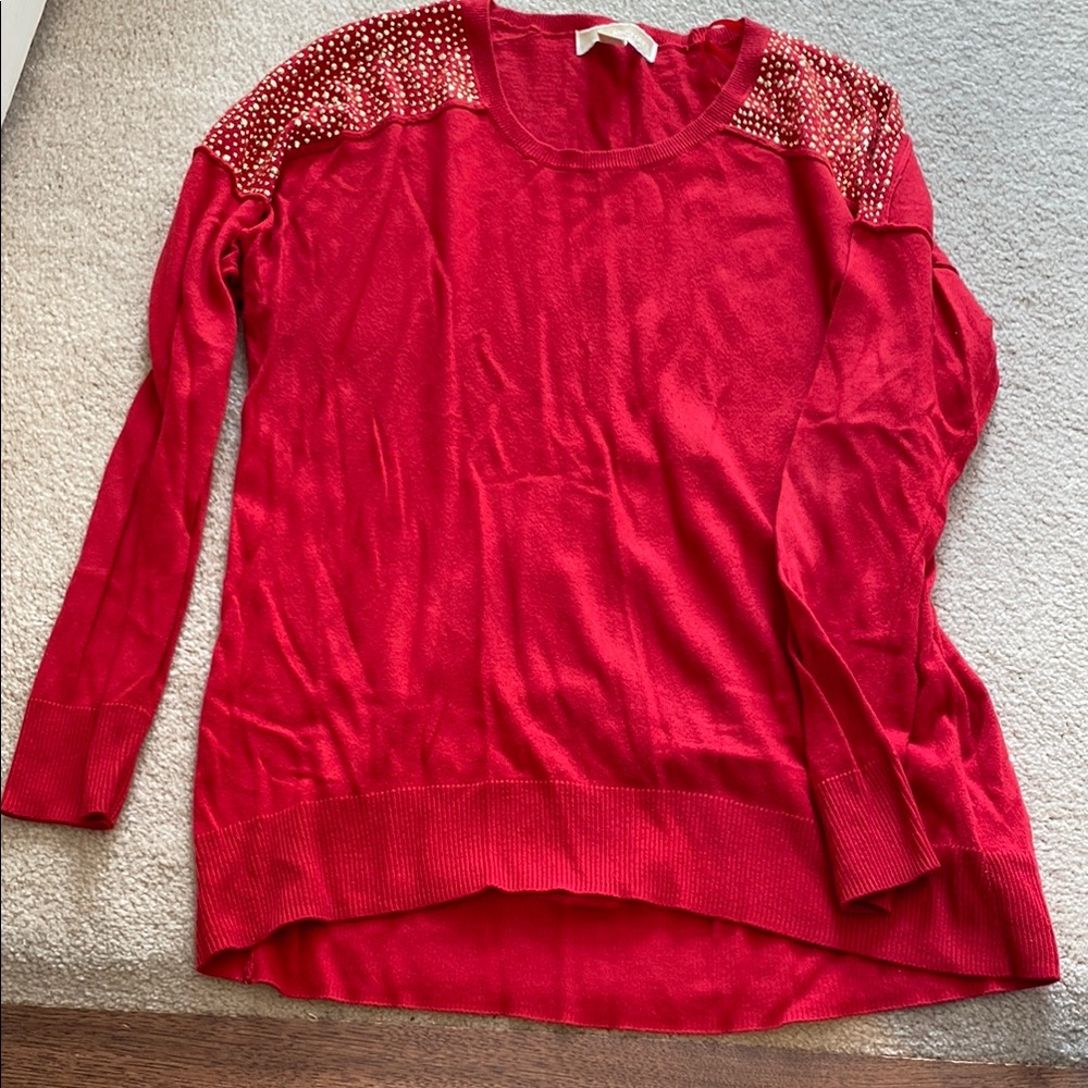 Red Michael Kors sweater